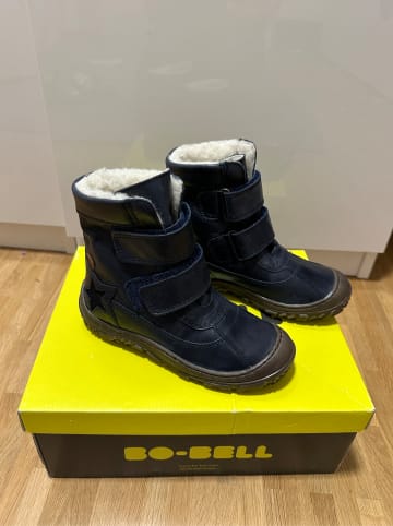 BO-BELL Leder-Winterboots in Dunkelblau