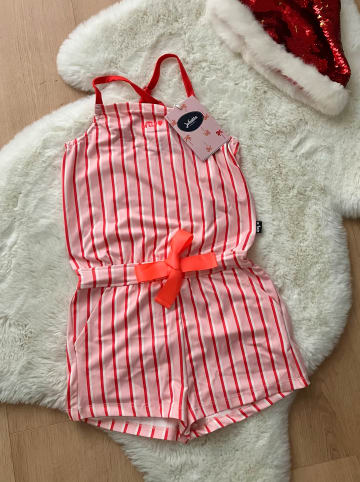 Little Miss Juliette Jumpsuit in Rosa/ Rot