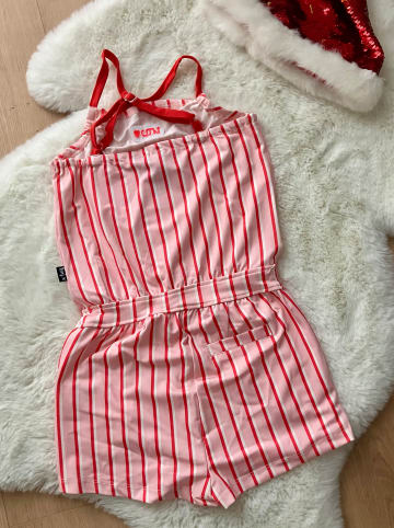 Little Miss Juliette Jumpsuit in Rosa/ Rot