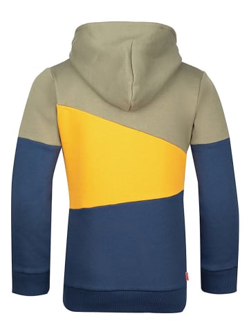 Trollkids Sweatjacke "Alesund" in Dunkelblau/ Gelb/ Grün