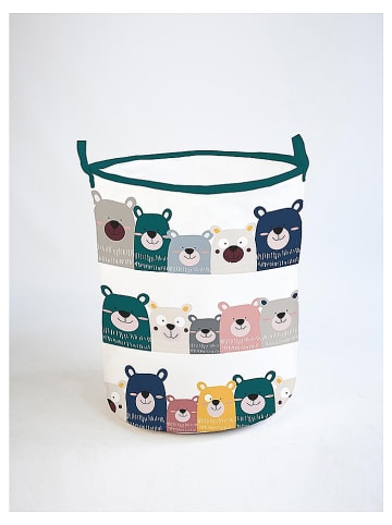 little nice things Korb "Bears" in Bunt - (H)50 x Ø 40 cm