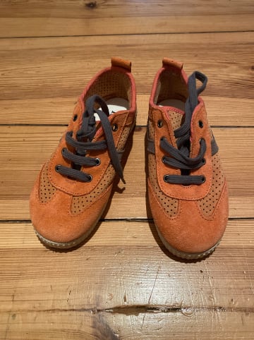 kmins Leder-Sneakers in Orange