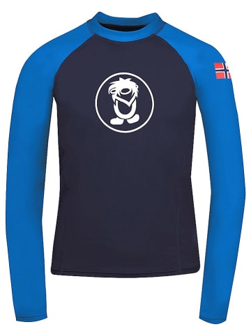 Trollkids Badeshirt "Kvalvika" in Dunkelblau