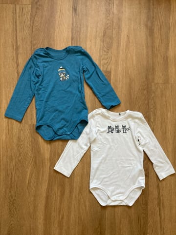 bellybutton 2er-Set: Bodys in Blau/ Weiß