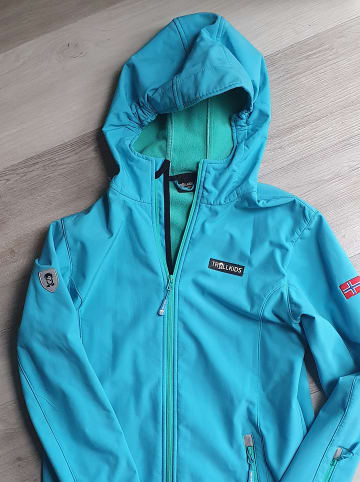 Trollkids Softshelljacke "Oslofjord" in Türkis
