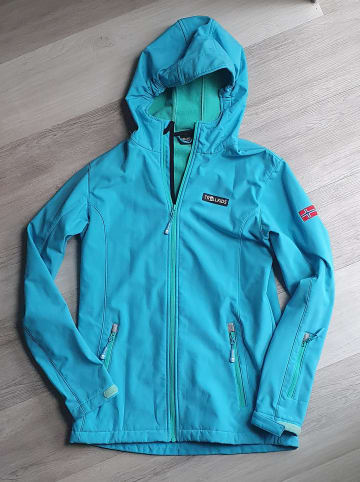 Trollkids Softshelljacke "Oslofjord" in Türkis