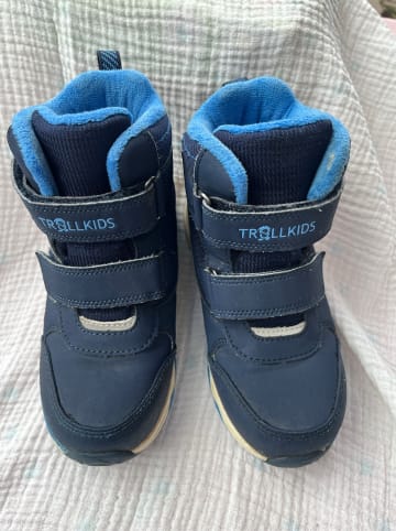 Trollkids Winterboots "Hafjell" in Blau/ Dunkelblau