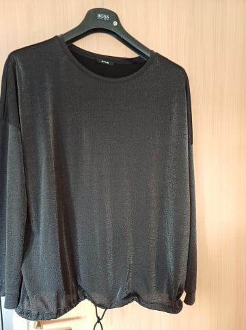 OPUS Longsleeve "Silkina" in Dunkelgrau