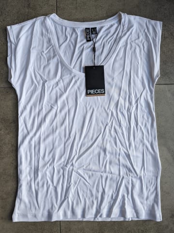 Pieces Shirt "Kamala" in Weiß