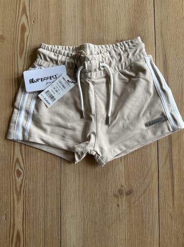 Blue Effect Sweatshorts in Beige