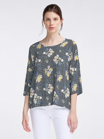 BROADWAY NYC FASHION Bluse "Deepti" in Dunkelblau/ Bunt