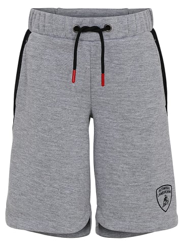 Lamborghini Sweatshorts in Grau/ Schwarz