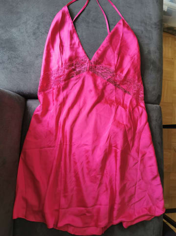 Hunkemöller Hunkemöller Neglige Nachthemd Gr XXL pink Spitze Private Collection *NEU*