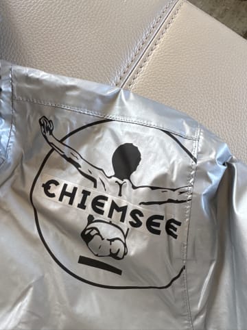 Chiemsee Regenjacke in Silber