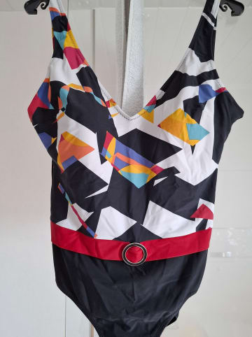 SUSA Badeanzug in Schwarz/ Bunt