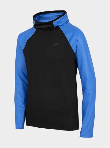 4F Funktionsshirt in Blau/ Schwarz