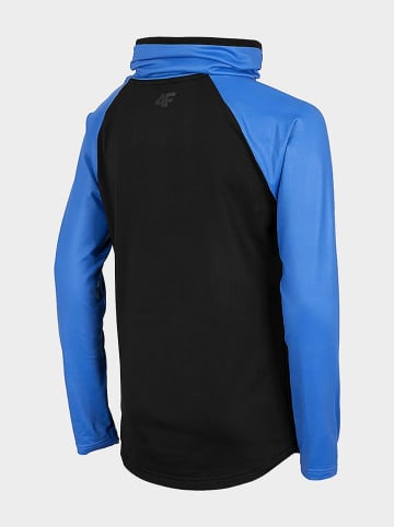 4F Funktionsshirt in Blau/ Schwarz