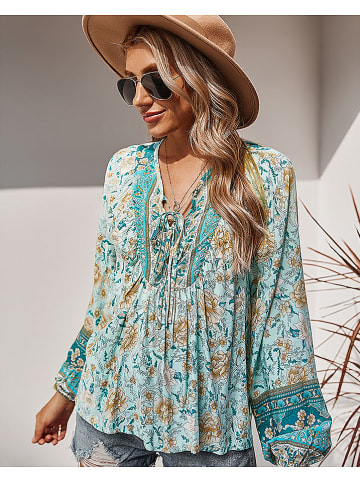 Sweet Summer Bluse in Türkis
