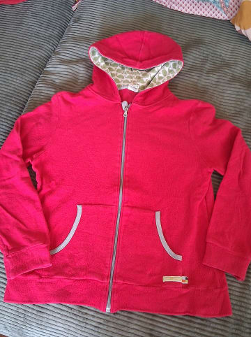 loud + proud Sweatjacke in Rot