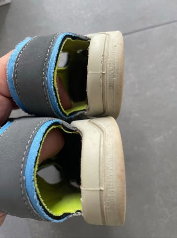 PEPINO Halbsandalen "Jo" in Grau/ Blau