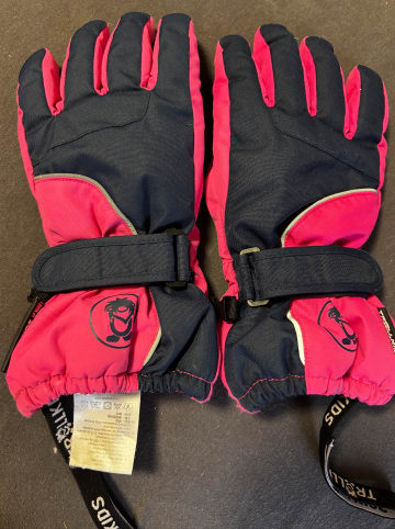Trollkids Funktions-Handschuhe "Troll" in Pink/ Dunkelblau