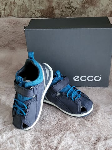 Ecco Leder-Halbsandalen "Biom Mini" in Dunkelblau