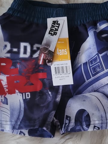 Star Wars Badeshorts "Star Wars" in Dunkelblau/ Bunt