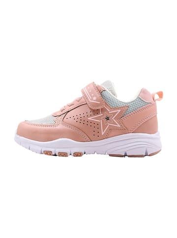 lamino Sneakers in rosa mit glitzernden / schillernden Details