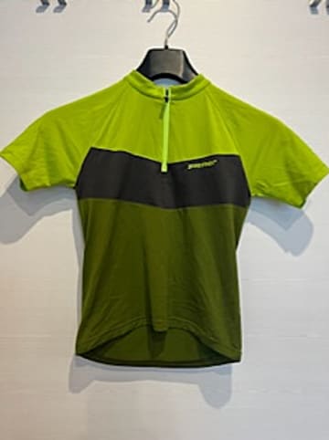 Ziener Fahrradtrikot "Crater" in Lime/ Oliv