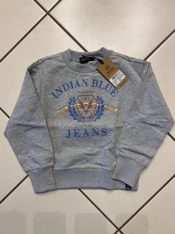 INDIAN BLUE JEANS Sweatshirt "College indian" in Grau