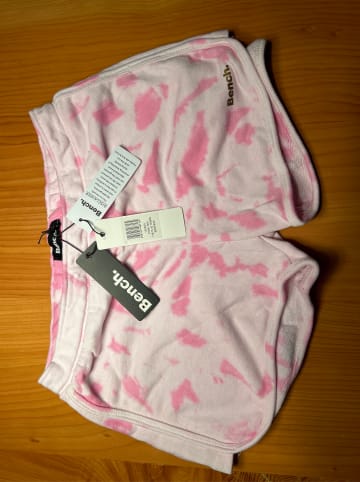 Bench Sweatshorts "Brenda" in Pink/ Weiß
