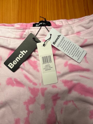 Bench Sweatshorts "Brenda" in Pink/ Weiß