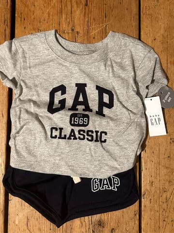 GAP 2tlg. Outfit in Grau/ Dunkelblau