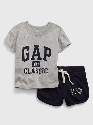 GAP 2tlg. Outfit in Grau/ Dunkelblau