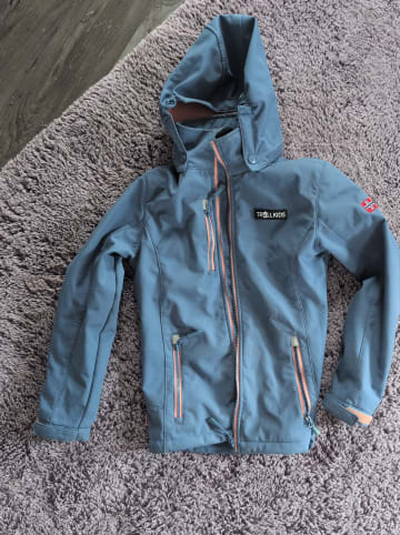 Trollkids Softshelljacke "Preikestolen" in Blau