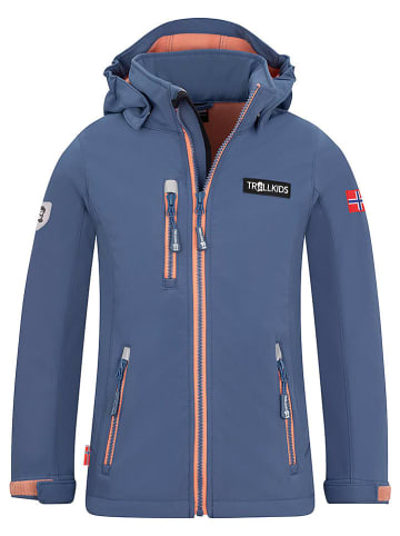Trollkids Softshelljacke "Preikestolen" in Blau