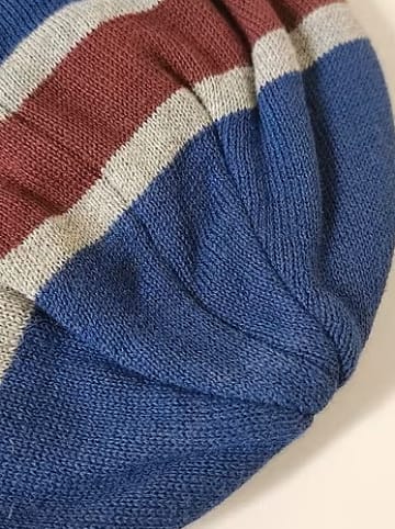 Pepe Jeans Beanie "Uni" in Blau/ Rot/ Weiß