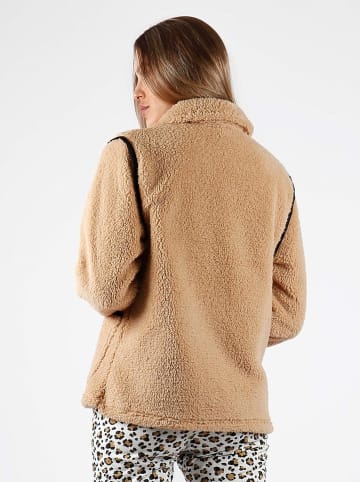 admas Teddyjacke in Hellbraun