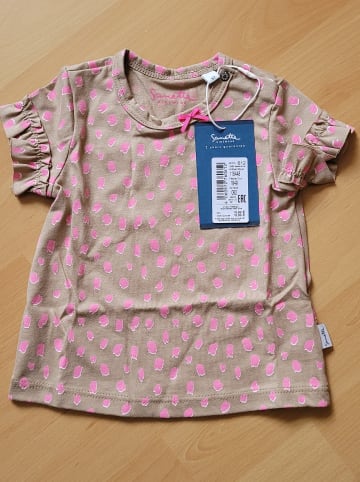 Sanetta Kidswear Shirt "Lovely Leo" in Hellbraun/ Pink