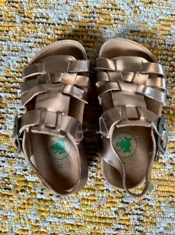 El Naturalista Leder-Sandalen "Incógnito" in Gold