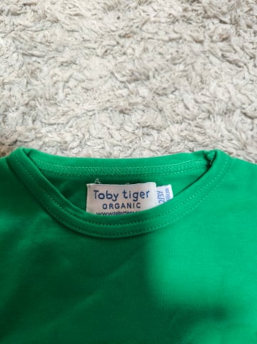 Toby Tiger 2er-Set: Longsleeves in Grün/ Blau