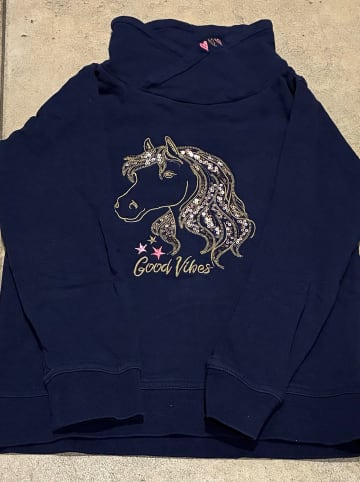 Salt and Pepper Hoodie in Dunkelblau