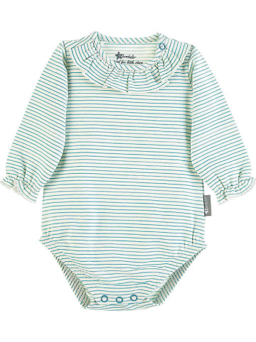 Sterntaler Body in Türkis/ Weiß