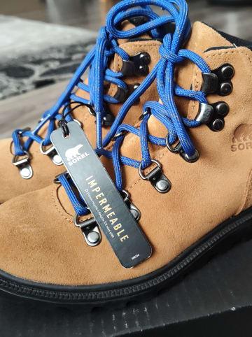 Sorel Leder-Wanderboots "Youth Madson Hiker" in Camel