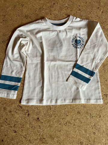 Kanz Longsleeve in Weiß/ Blau