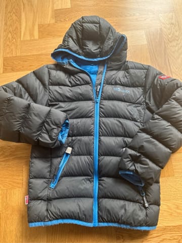 Trollkids Daunenjacke "Dovrefjell" in Anthrazit/ Blau