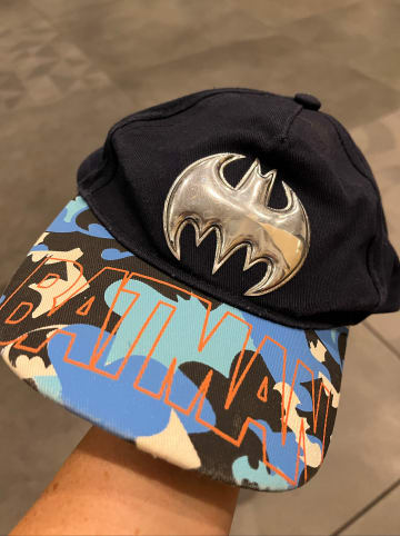 Batman Cap "Batman" in Dunkelblau/ Silber
