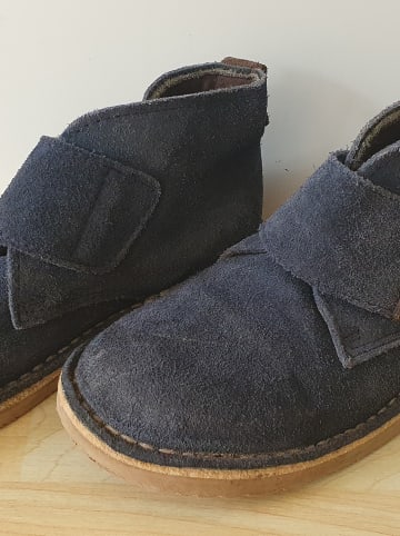 lamino Leder-Halbschuhe in Dunkelblau