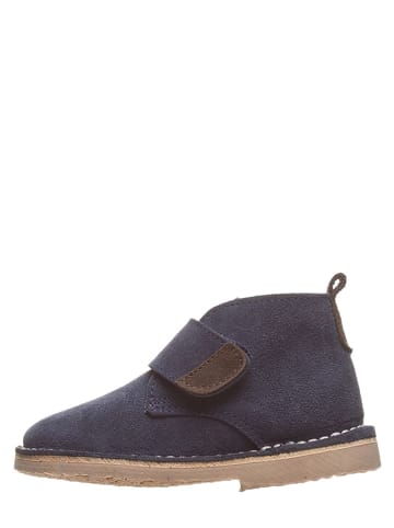 lamino Leder-Halbschuhe in Dunkelblau