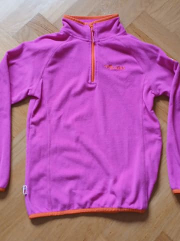 Trollkids Fleecepullover "Nordland" in Pink/ Orange